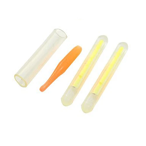 

8 Pack 10 Packs Night Fishing Tackle Green Float Glow Sticks 2.9mm x 25mm