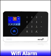 Wifi GSM сигнализация GPRS RFID TFT экран сенсорная клавиатура Английский Русский Испанский Немецкий польский итальянский французский Android приложение IOS