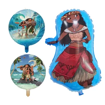 

Hot 1pcs Ocean Romantic Princess Moana Foil Balloons Birthday Party Decoration Wedding Decoration Children's Toys Globos MIDU