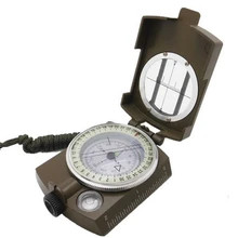 Кемпинг, альпинизм Dc60-2a использования на открытом воздухе Многофункциональный американский компас иглы ручной тип металла Compbum со светящимися