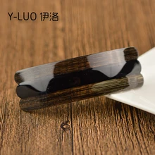 Women heawear 2017 vintage hair clips new large hair barrette ponytail holder patchwork hair accessories for women