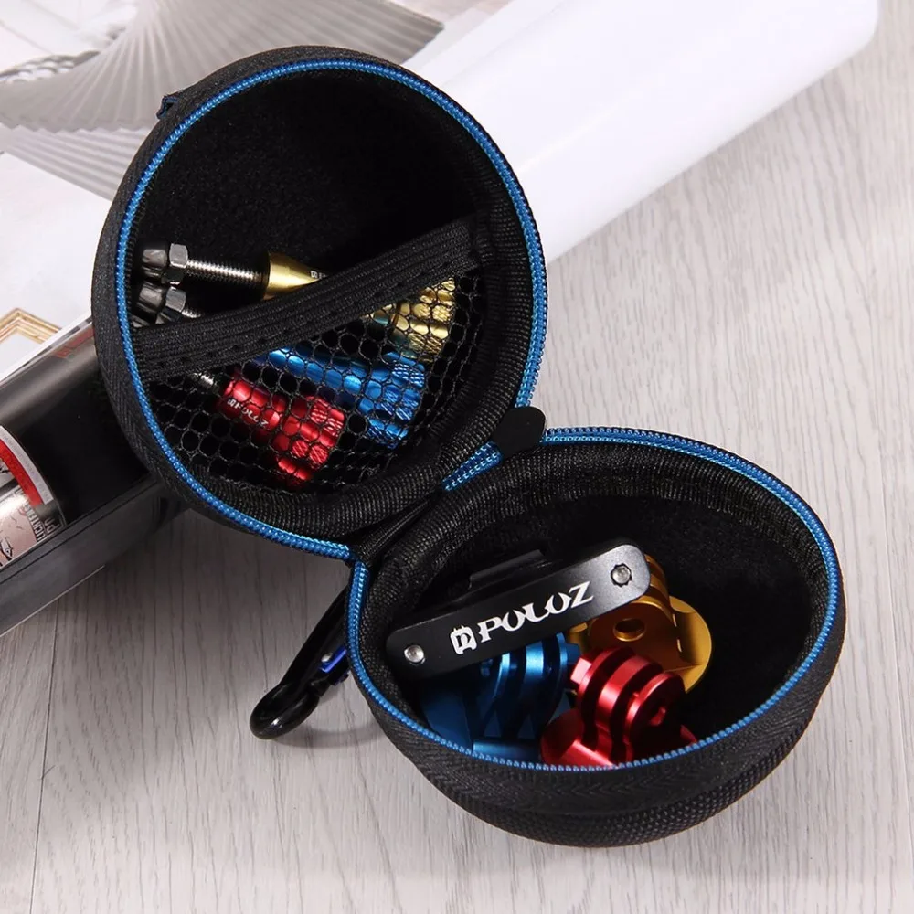 Круглое зарядное устройство кабель сумка для наушников, мини-чехол для хранения Коробка для GoPro HERO5 4 Session сумка для хранения Камера
