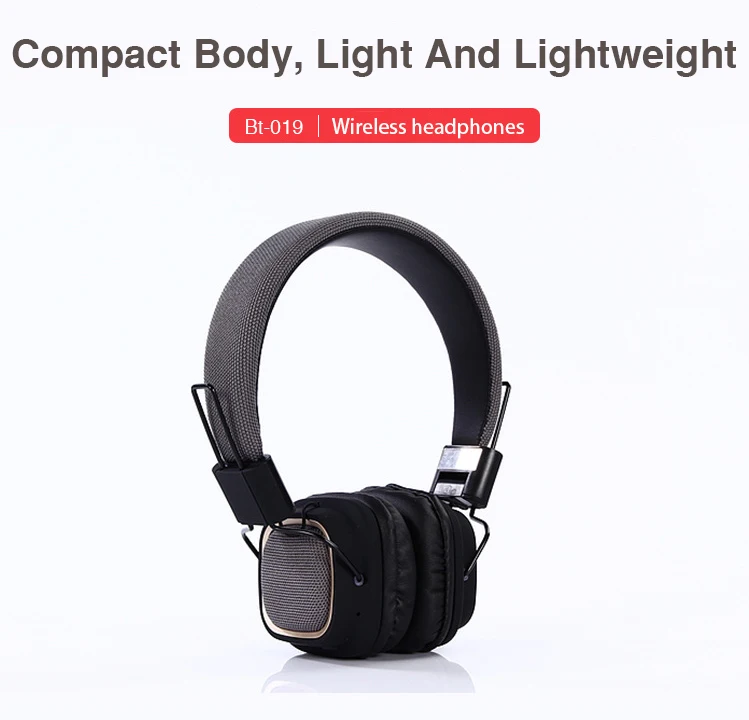 Stereo Bass Headphones Over ear bluetooth headphone noise canceling bluetooth headset cloth earphones with microphone For Phone (4)