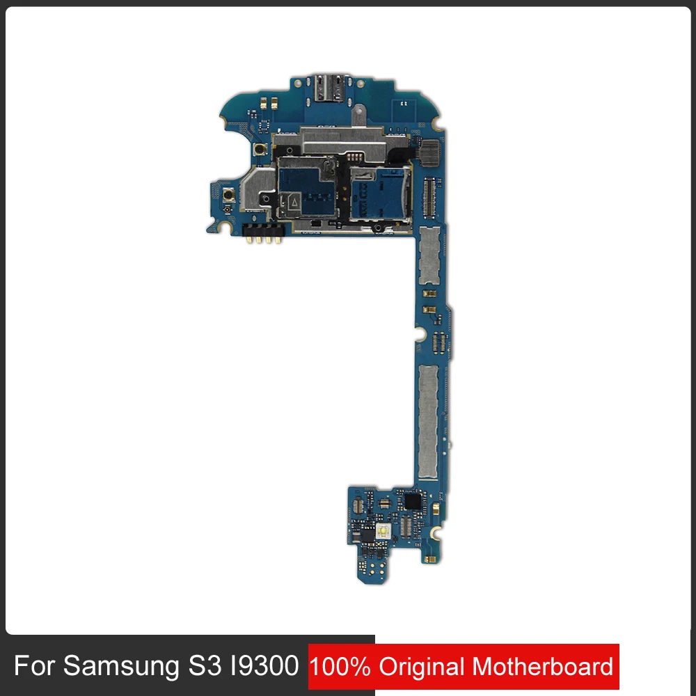 

For Original Samsung Galaxy S3 i9300 Motherboard With Chips Android OS System Logic board 16GB Full Unlocked Motherboard