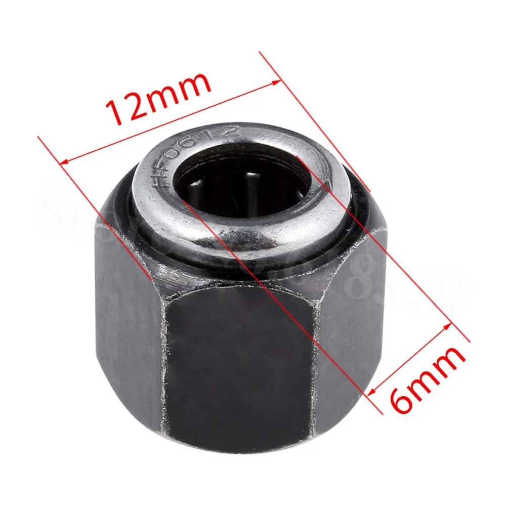 RC Hex Nut One-Way Bearing,Jadpes 12mm Nitro Engine Parts R025 Hex Nut One-Way Bearing for HSP/Redcat 1/10 Scale RC Car One-Way Bearing 