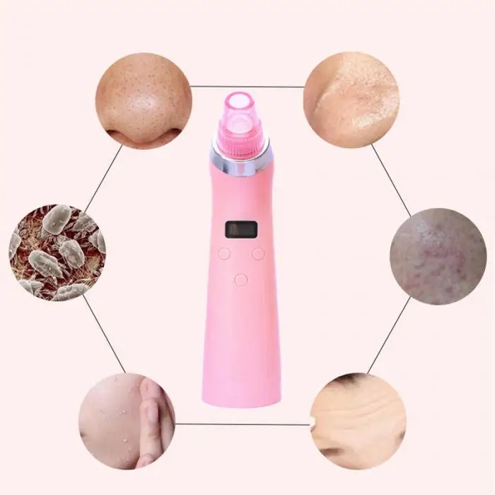 Removedor de Cravo Cuidados com a Pele Sucção a Vácuo Novo Poros Vácuo Acne Espinha Remoção Ferramenta Facial Diamante Dermabrasion Máquina 10 High Quality Beleza e saúde
