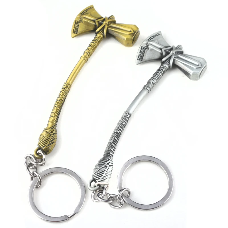 

Marvel The Avengers 3 Infinity War Thor Axe Hammer Keychain Thor Stormbreaker Key Chain for Movie Fans Car Keyring Jewelry