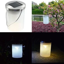 Waterproof Solar Power Hanging Lanterns LED Landscape Path Garden Tent Lamp Camping Droplight FULI