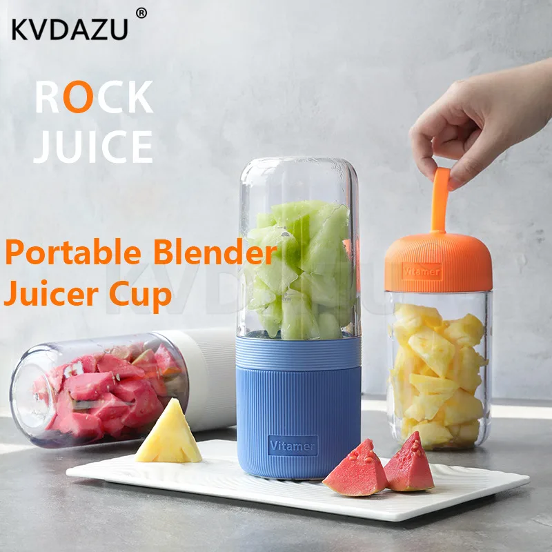 

USB Rechargeable Blender Mixer Portable Mini Juicer Juice Machine Smoothie Maker Household Small Juice Extractor