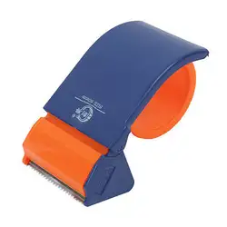 Оранжевый синий 65 мм широкий упаковочная клейкая лента уплотнительная резак диспенсер
