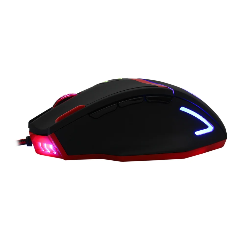 Redragon M801 Mammoth 16400 dpi программируемые кнопки лазерная игровая мышь Эргономичный дизайн для ПК компьютера настольного геймера