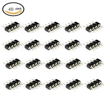 Для выведения токсинов, 40 шт 4-контактный кабель со штыревыми соединителями на обоих концах для подключения RGB 5050 3528 Светодиодные ленты фонари разъемы SMD RGB Светодиодный Светодиодная лента stripo аксессуары