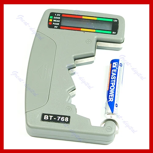 

Digital Battery Tester Checker LED Monitor C D 1.5V 9V
