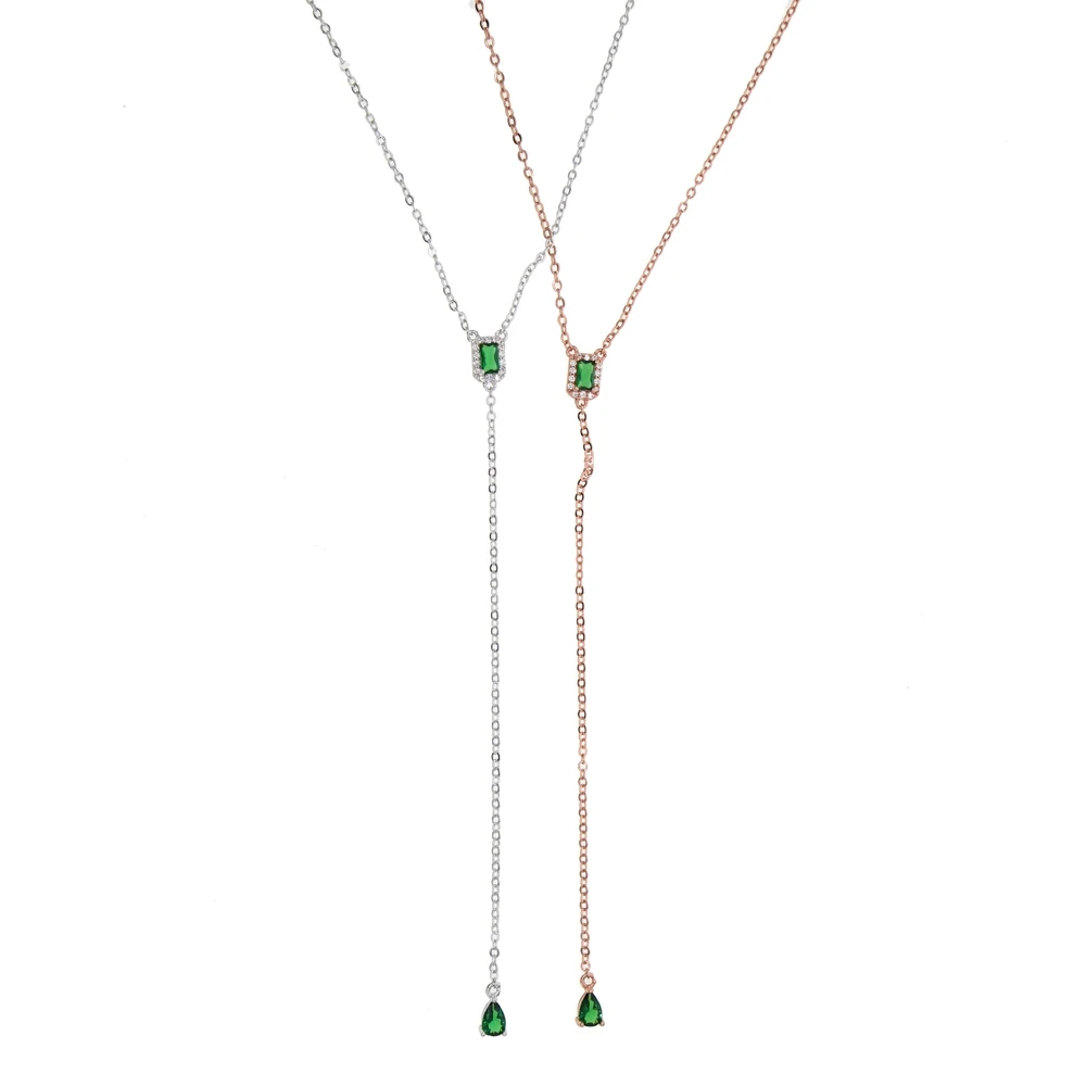 Горячая Мода золотистая многослойная длинные Y Лариат CZ ожерелья для мужчин бусины колье слеза падение подвески для женщин Bijoux