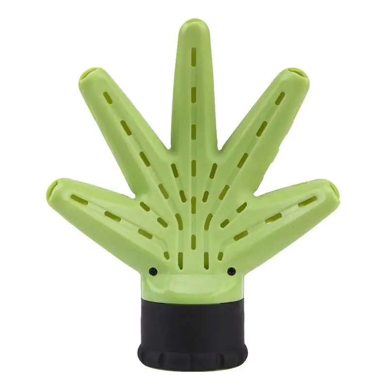 

Plastic Hand Diffuser Dryer Hairdressing Salon Curly Hair Style Tools Accessory Green Hand Shape Diffuser