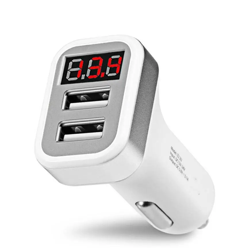 Fetile شاحن مخزن 2019 المزدوج 2 منافذ USB 2.1A سريع شاحن سيارة التكيف تهمة الهاتف المحمول شاحن أعلى بيع