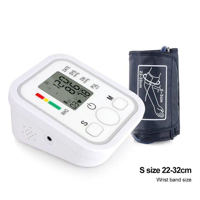 RZ цифровой монитор артериального давления в верхней части руки автоматический прибор для измерения артериального давления Домашний медицинский пульсометр тонометр Сфигмоманометры - Цвет: B02R