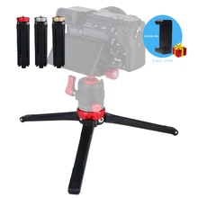 CNC компактный Алюминий Камера путешествия мини-штатив Стенд для путешественников, Настольный Штатив для Nikon Canon Pentax Sony DSLR DV