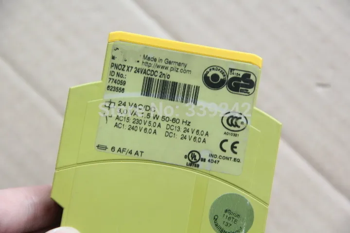 Новое и оригинальное pnoz X7 24VAC/DC 2N/o 774059