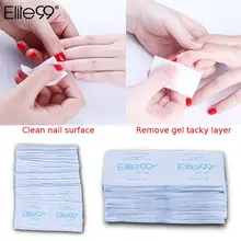 Elite99 10/50/100 шт. Гель-лак для ногтей, очищающее средство для Обёрточная бумага комплект чистой поверхности ногтя удаляйте гель липкий Слои для Гель-лак для нейл-арта инструменты