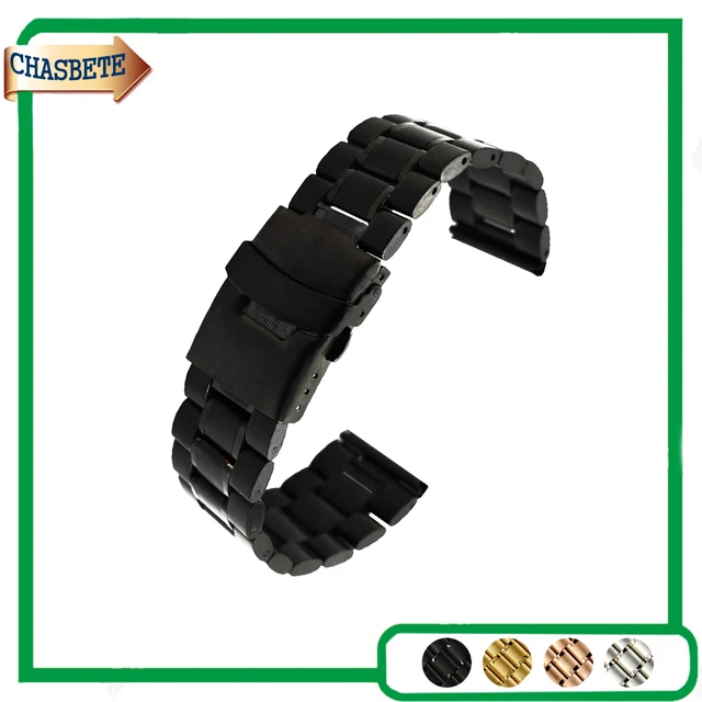 Stainless Steel Watch Band for Luminox 20mm 22mm Men Women Metal Strap