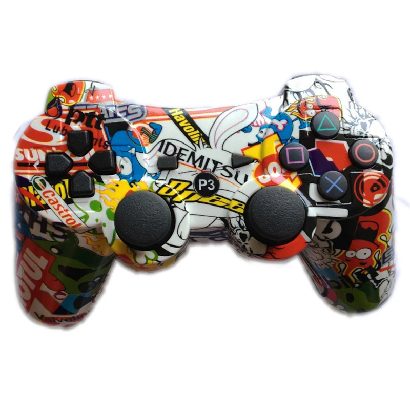 Big Discount YQn0h Wireless Bluetooth Gamepad joystick Dual Vibration Game For PS3 Game play station3 Gamepad 3 Joystick Gamepad PS3 Controller