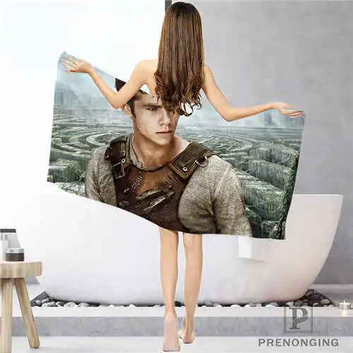 Face or Bath Towel Пользовательский лабиринт-Бегун-(1) тряпка для ванной комнаты полотенце s полотенце для лица/банное полотенце для душа Размер s 33x74 см/72x143 см#18-12-17-06-268 - Цвет: Face or Bath Towel