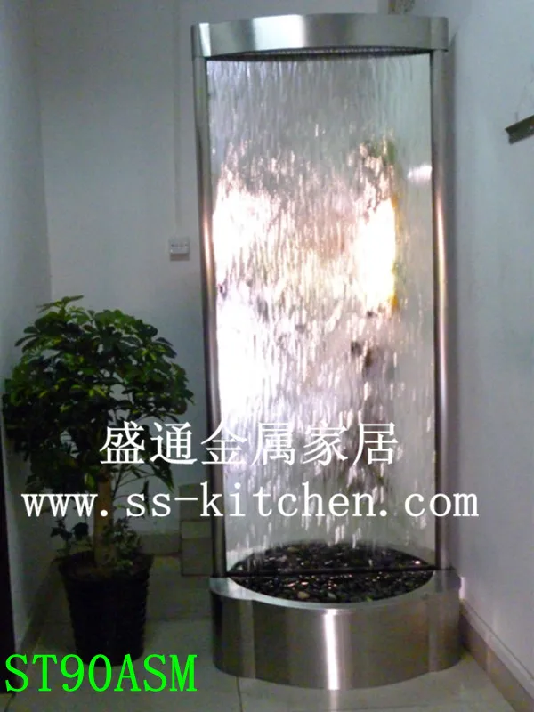 

European water decorationof waterfall//water wall screen//separating water curtain wall