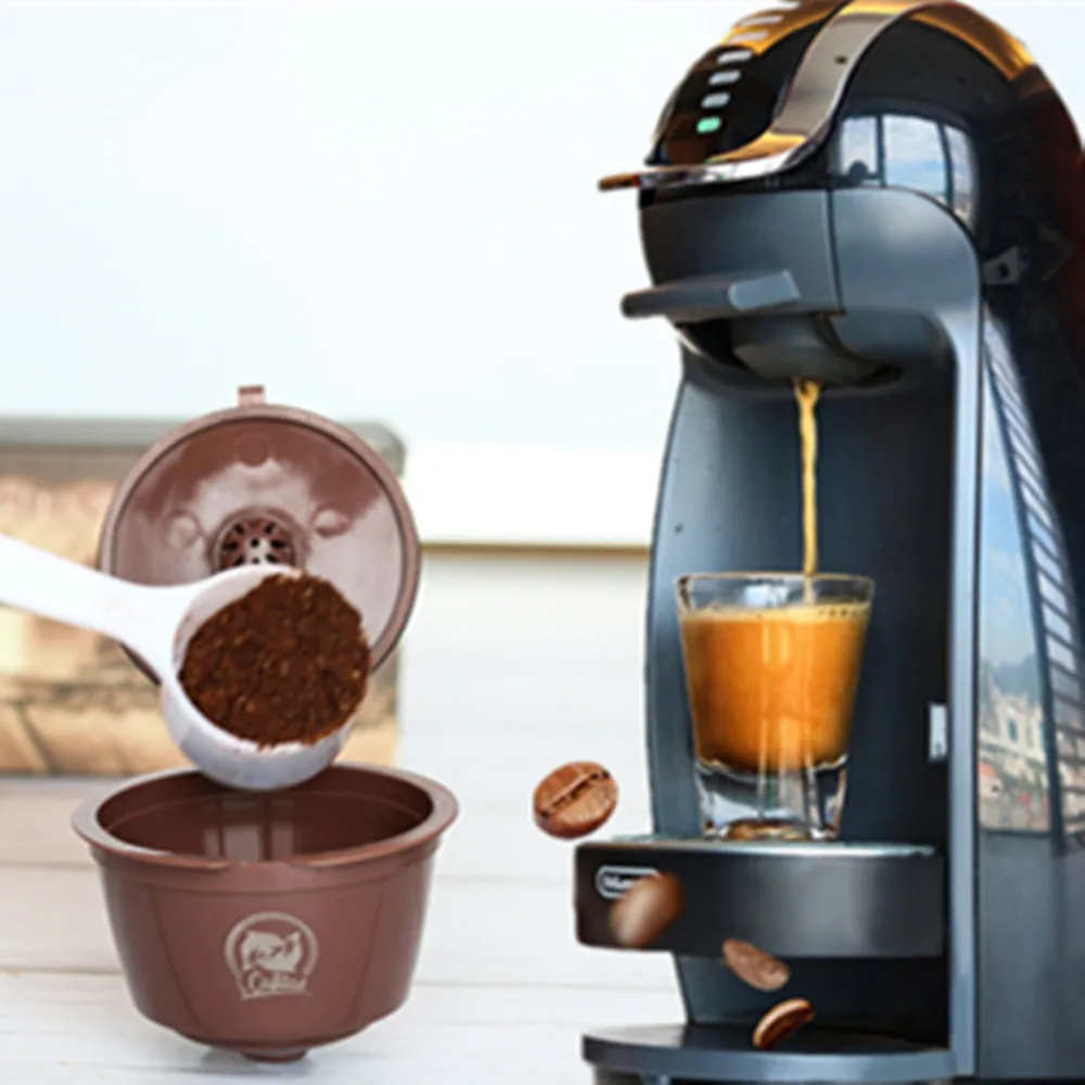 

Reusable Crema Dolce Gusto Coffee Capsule Filters Upgrade 3rd Generation For Dolci Gusto Cafeteira Refillable Coffee Cup