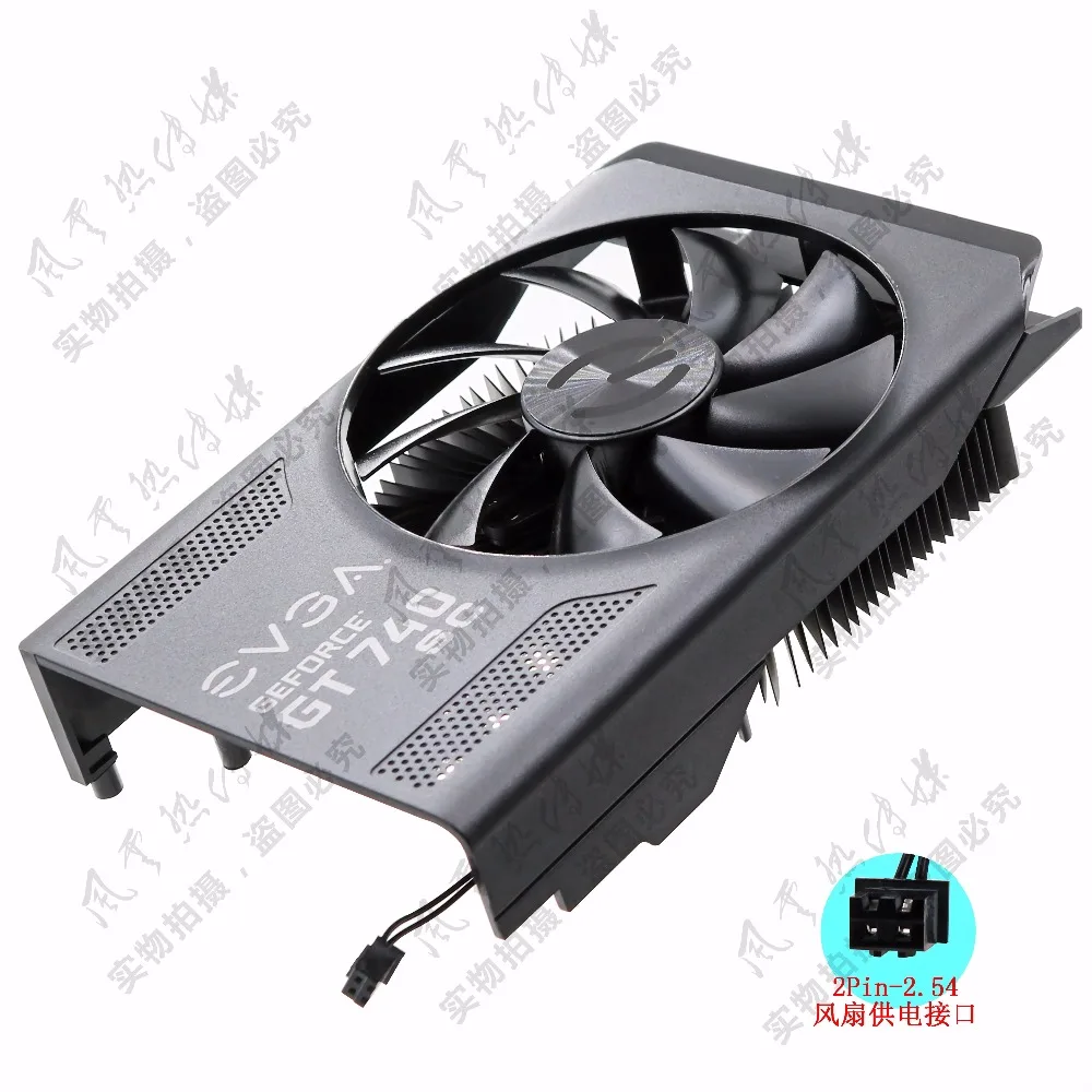 Для EVGA GEFORCE GT740 SC Вентилятор Кулер для видеокарты