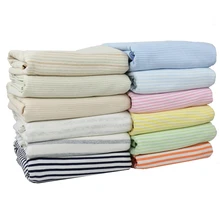 50*170 см эластичная полосатая детская хлопковая ткань, Трикотажная хлопковая футболка, модная одежда, изготовление ткани на полметра