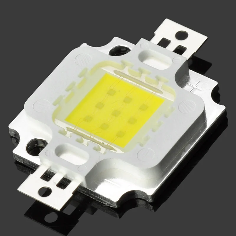 Высокая мощность DIY 10W 12V 900-1000LM 6000-6500K белый яркий светодиодный модуль чип бусины для светодиодный лампы