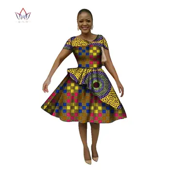 

BRW Summer Dresses Plus Size 2017 Women Fashion Dress 6XL Vestidos De Festa Longo Dashiki Women Clothing African Dresses WY1799