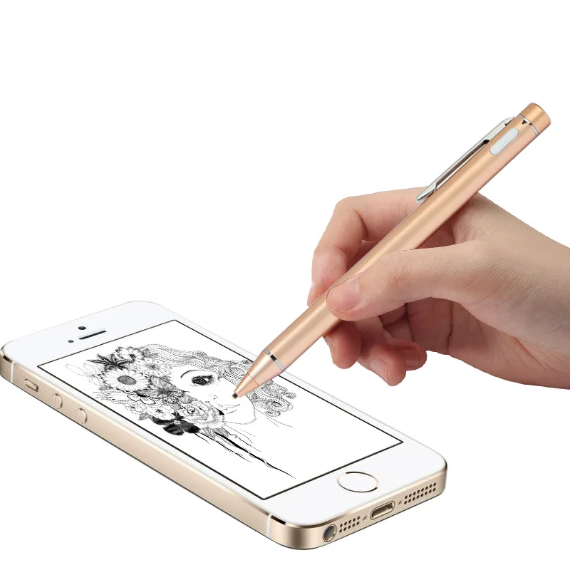 

Cqhseedlings Active Capacitive Stylus for Samsung galaxy tab T580 T550 P580 T810 T820 copper pen point stylus for touch screen