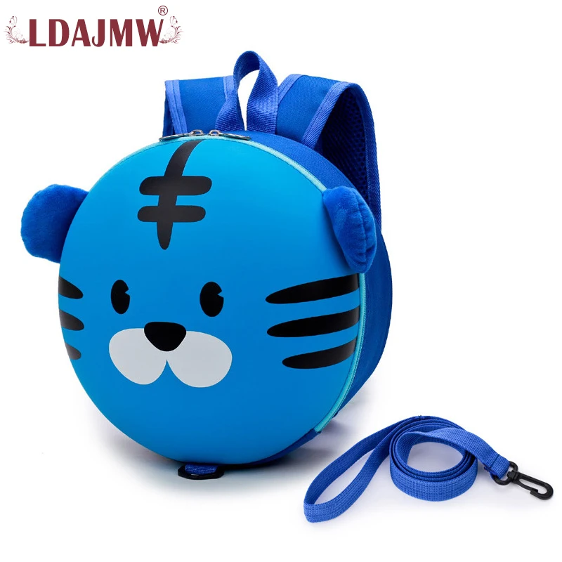 

LDAJMW New Small Tiger Eggshell Bag Anti-lost Children's School Bags Baby Snacks Both Shoulder Bag For Boy Girls