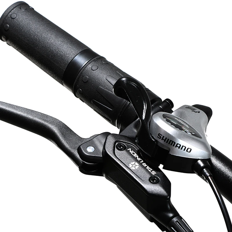 Cyrusher XF800 bicicleta eléctrica doble suspensión 7 velocidades, neumático de grasa eBike, 1000 W 48 V, bicicleta Eléctrica velocímetro de ordenador inteligente