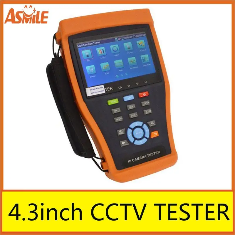 

ipc-4300 Newest 4.3 "ipc tester IP camera tester AHD/CVI/TVI/SDI tdr cable tester