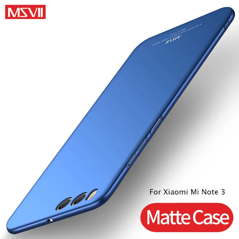

Xiaomi Mi Note 3 Case MSVII Slim Matte Cover For Xiaomi Mi Note3 Case Xiomi Note3 PC Hard Back Cover For Xiaomi Note 3 Case 5.5