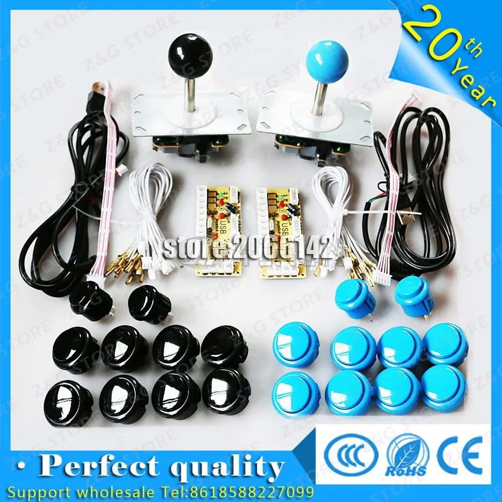 

OEM Arcade Joystick DIY Kit Zero Delay Arcade DIY Kit USB Encoder To PC Arcade oem copy Sanwa Joystick copy Sanwa Push Buttons