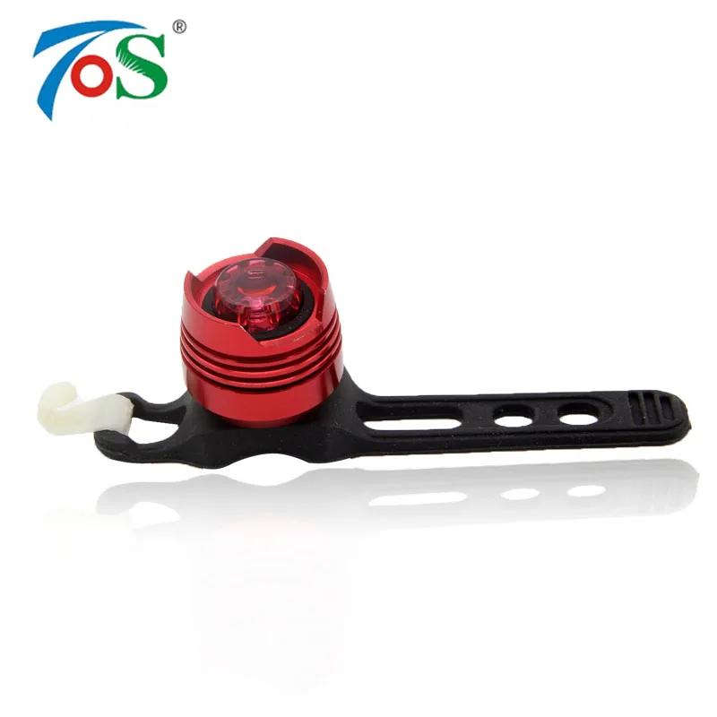 Flash Deal TOS Bike LED Aluminum Flashlight Cycling Helmet Bike Front Lamp Back Tail Rear Light  Bike Accessories Bicycle Light Reflector 5