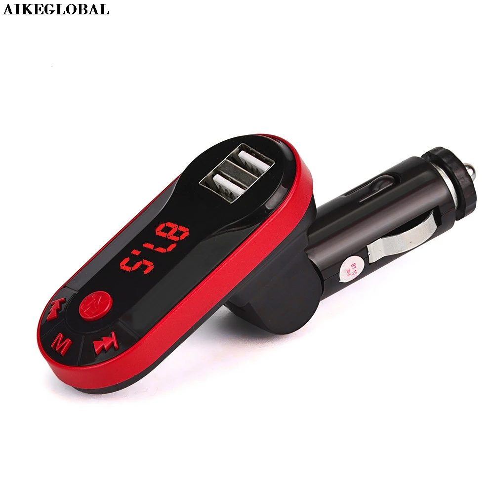 

AIKEGLOBAL Bluetooth Wireless FM Transmitter MP3 Player Handsfree Car Kit USB TF SD Remote Car Mp3 Player : Bluetooth : 35mm :