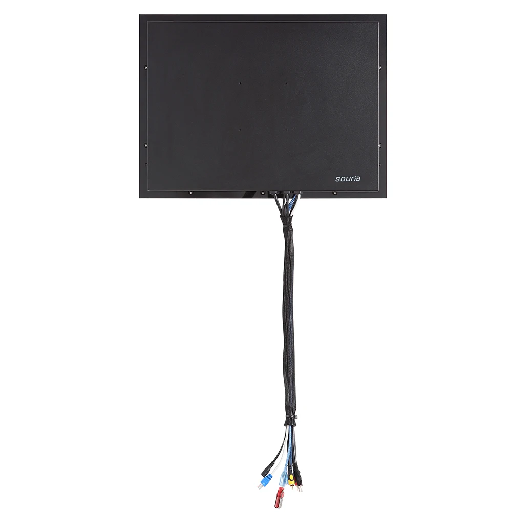 Souria 21,5 дюйма умный светодиодный для ванной комнаты водонепроницаемый роскошный Телевизор с Bluetooth безрамный душ 1080P черный