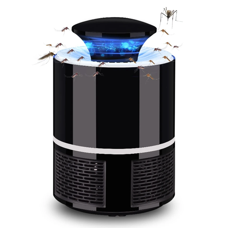 

Smart Home New USB for Mosquito Lamp 360 Degree Smart Home Fly for Mosquito Repellent LED Lamp killer Mosquito Black White Color