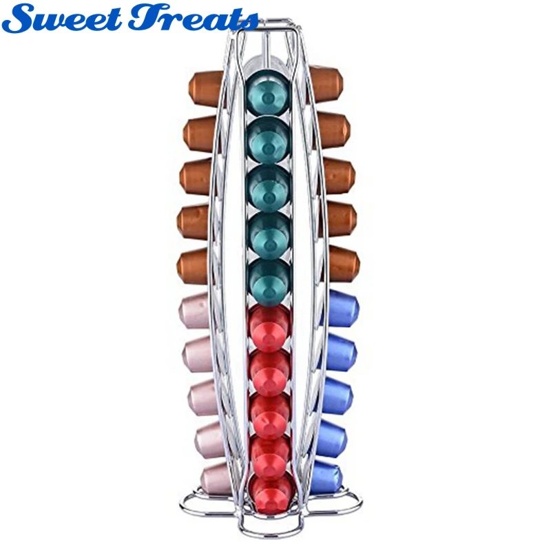 

Sweettreats Coffee Capsule Rack Holding 40 Nespresso, Capsule Stand