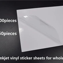A4/A3 размер прозрачные виниловые Стикеры PVC прозрачный стикер для печать логотипов под заказ