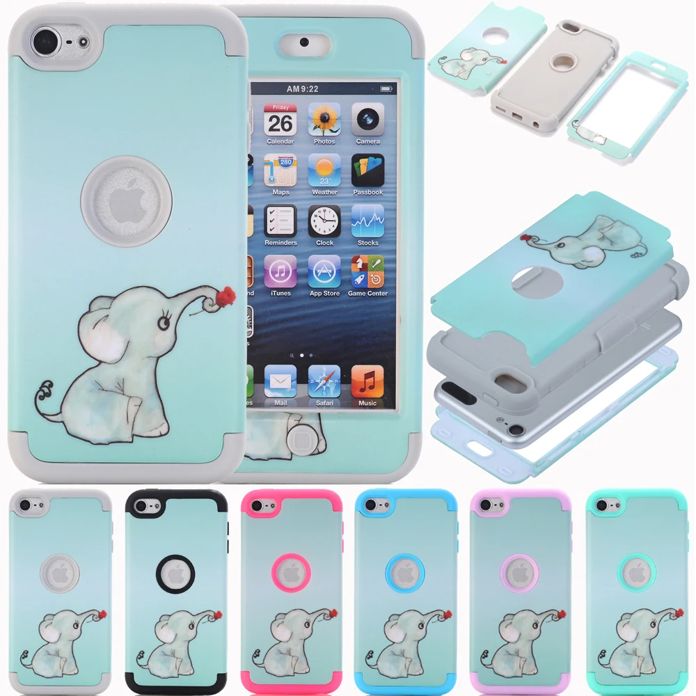 

iPod Touch Case iPod 6 Case iPod Touch 7 Case Heavy Duty Protective High Impact Case Hybrid Cover for iPod 5 6th 7th Generation