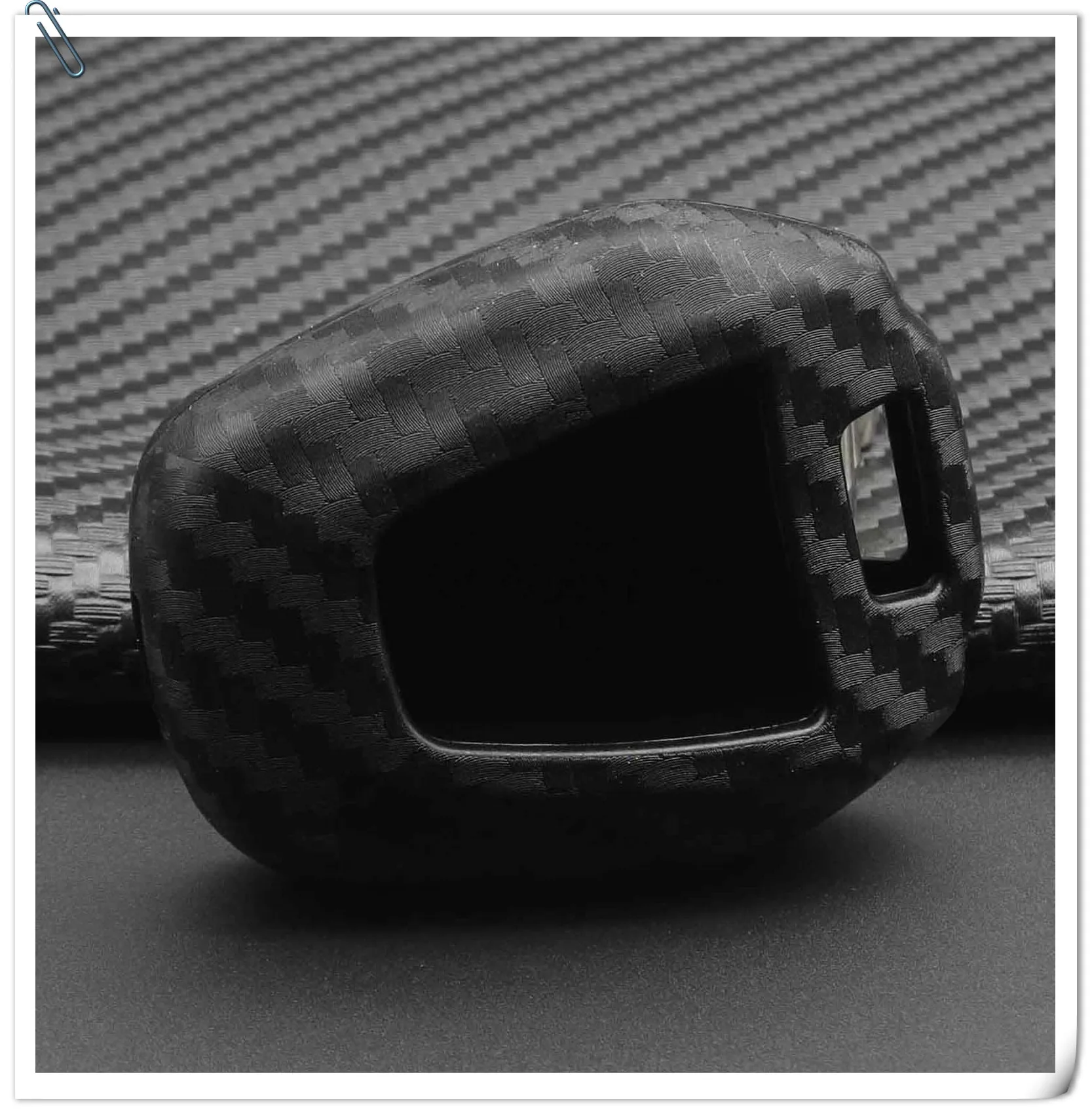 Keyforkess in fibra di carbonio Silicone telecomando Fob portachiavi per Isuzu DMAX D-MAX mu-x 2.5 2 pulsanti accensione caso chiave dell'automobile 9 Keyforkess in fibra di carbonio Silicone telecomando Fob portachiavi per Isuzu DMAX D-MAX mu-x 2.5 2 pulsanti accensione caso chiave dell'automobile -