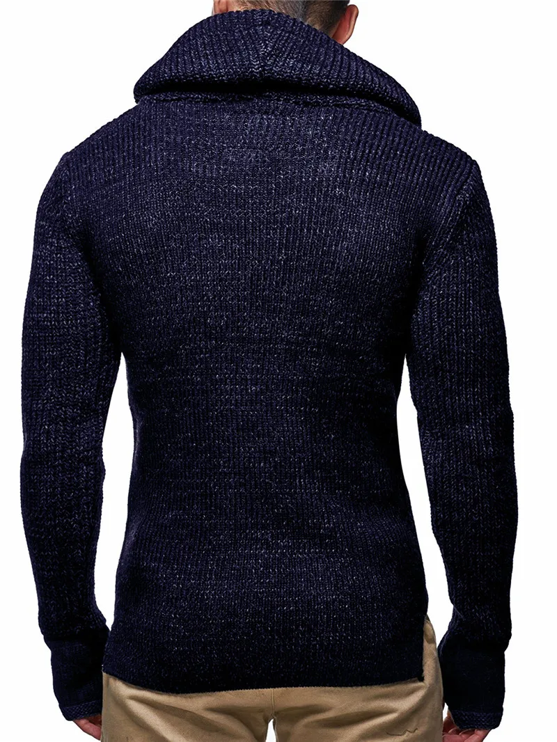 AKSR осенне-зимний Повседневный теплый мужской зимний свитер с капюшоном с длинным рукавом с капюшоном смешанные цвета Утепленные Пальто