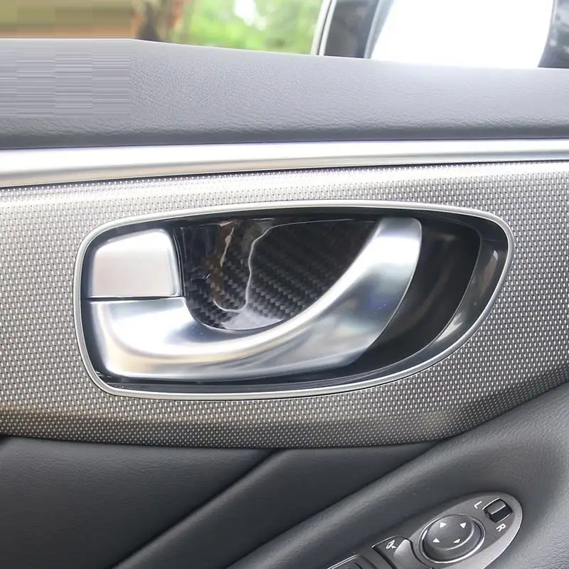 

Car Handle Window Door Interior Durable Auto Decorative Chromium Accessory Mouldings Parts Accessories 18 19 FOR Infiniti QX60