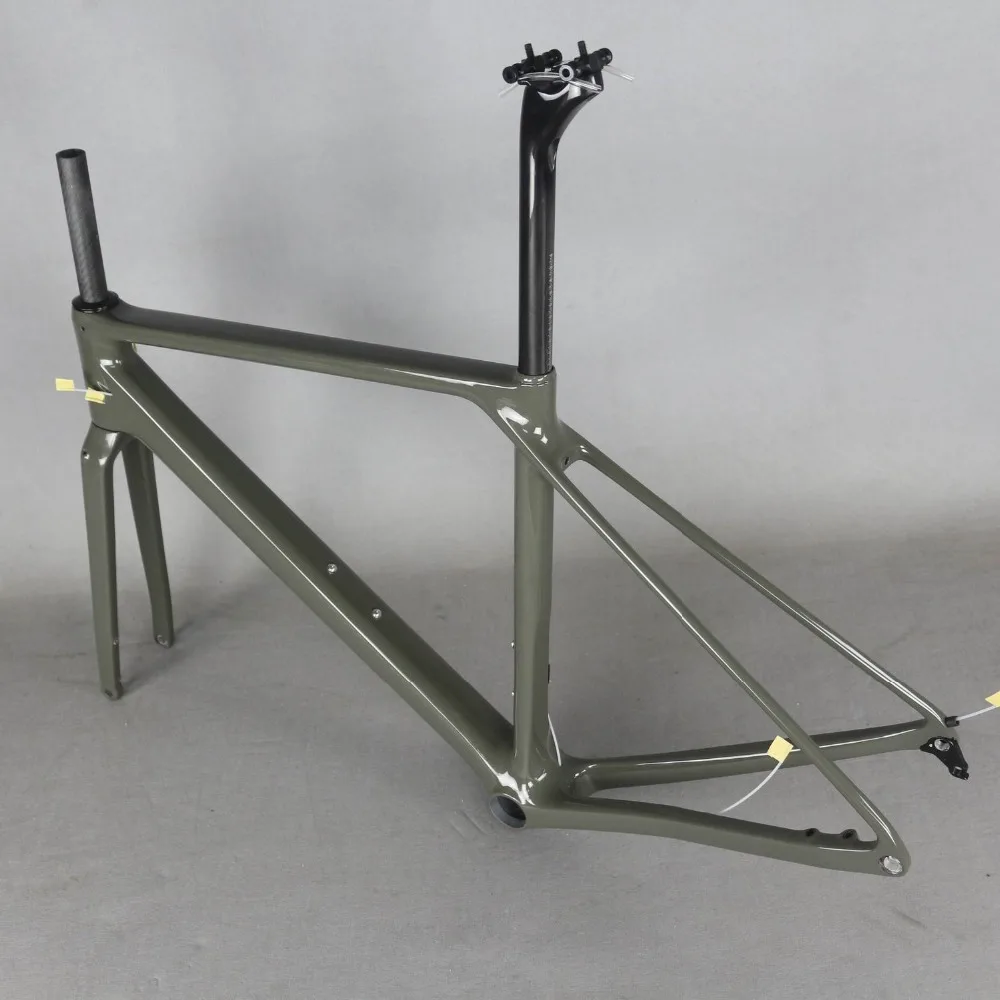 Clearance 2019 new  disc carbon road frame  Bicycle Frameset  Axle thru  EPS technology disc road bike frame custom paint 2